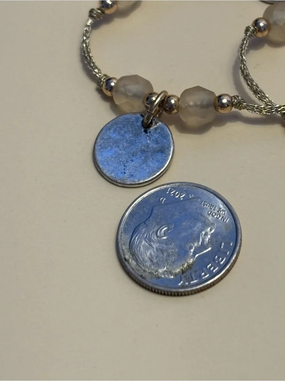 J.Jill Gold-Tone Layered Coin Station Necklace 18”-22”+2”